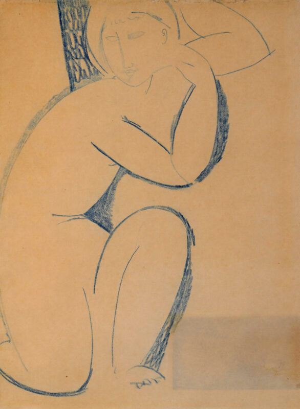 Amedeo Modigliani – Nu agenouillé