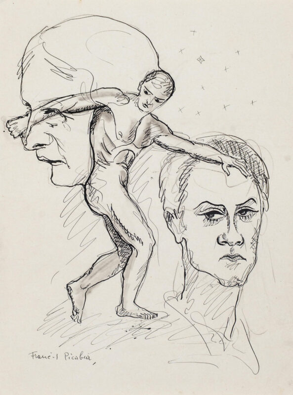 Francis Picabia – Lanceur de disque et deux visages, circa 1929-1932